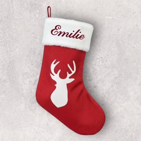 Chaussette de Nol tte de cerf