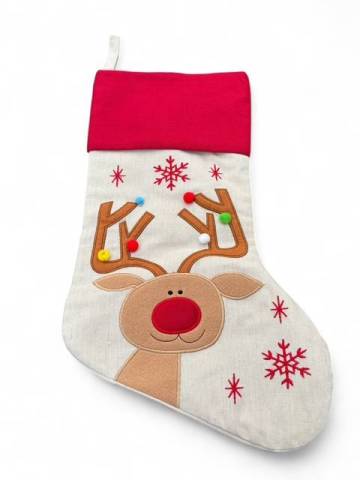 Chaussette de Nol  cerf Nol