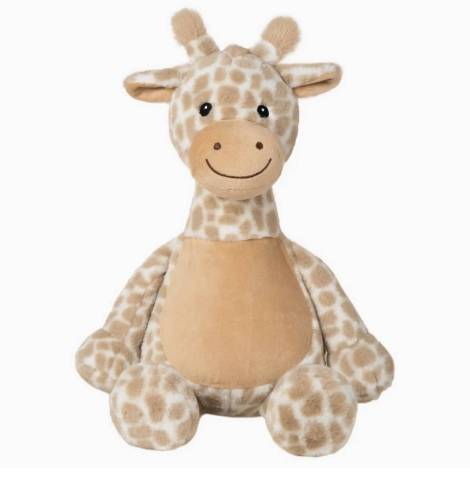 Peluche girafe � personnaliser 